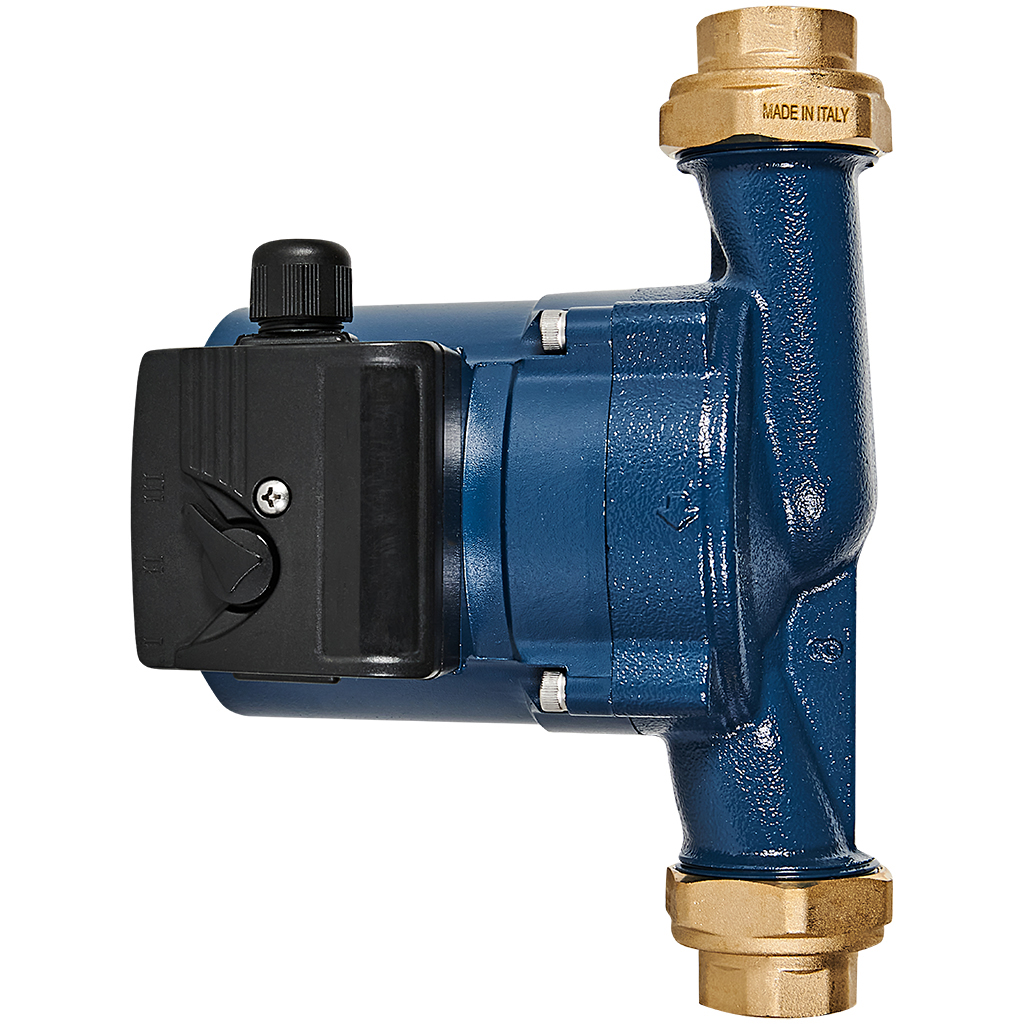 Циркуляционный насос STOUT 25-80/180 220/240V 50Hz с латунными гайками G 1 1/2 x Rp 1