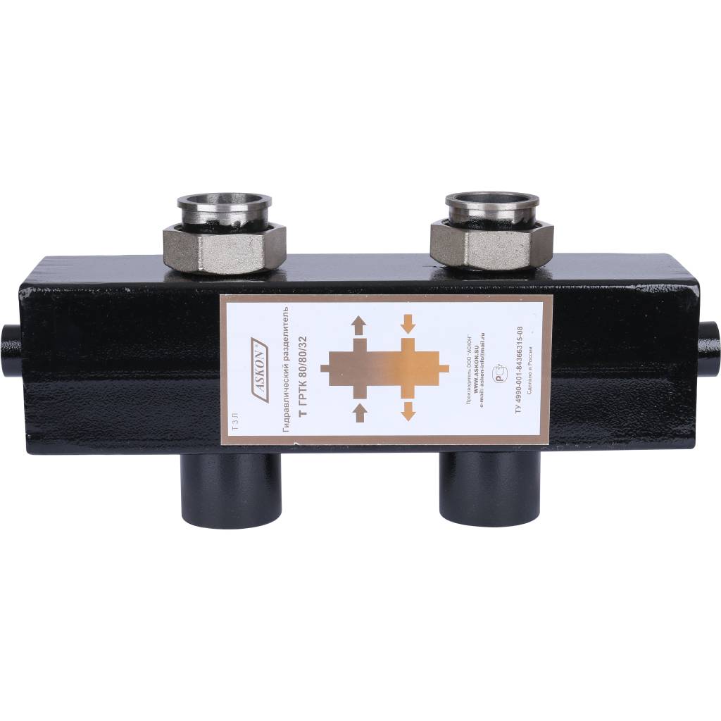 Гидравлический разделитель Askon 100 кВт, TГРТК 80/80/32