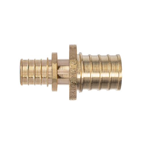 Муфта переходная аксиальная, латунь,16/20, желтый, RTP