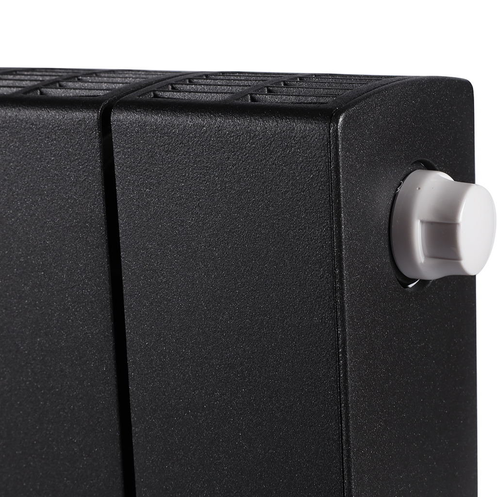 Радиатор биметаллический RIFAR SUPReMO VENTIL 350 SVR 10 секций нижнее правое подключение (Цвет АНТРАЦИТ), 4RS35.VR-10-AN