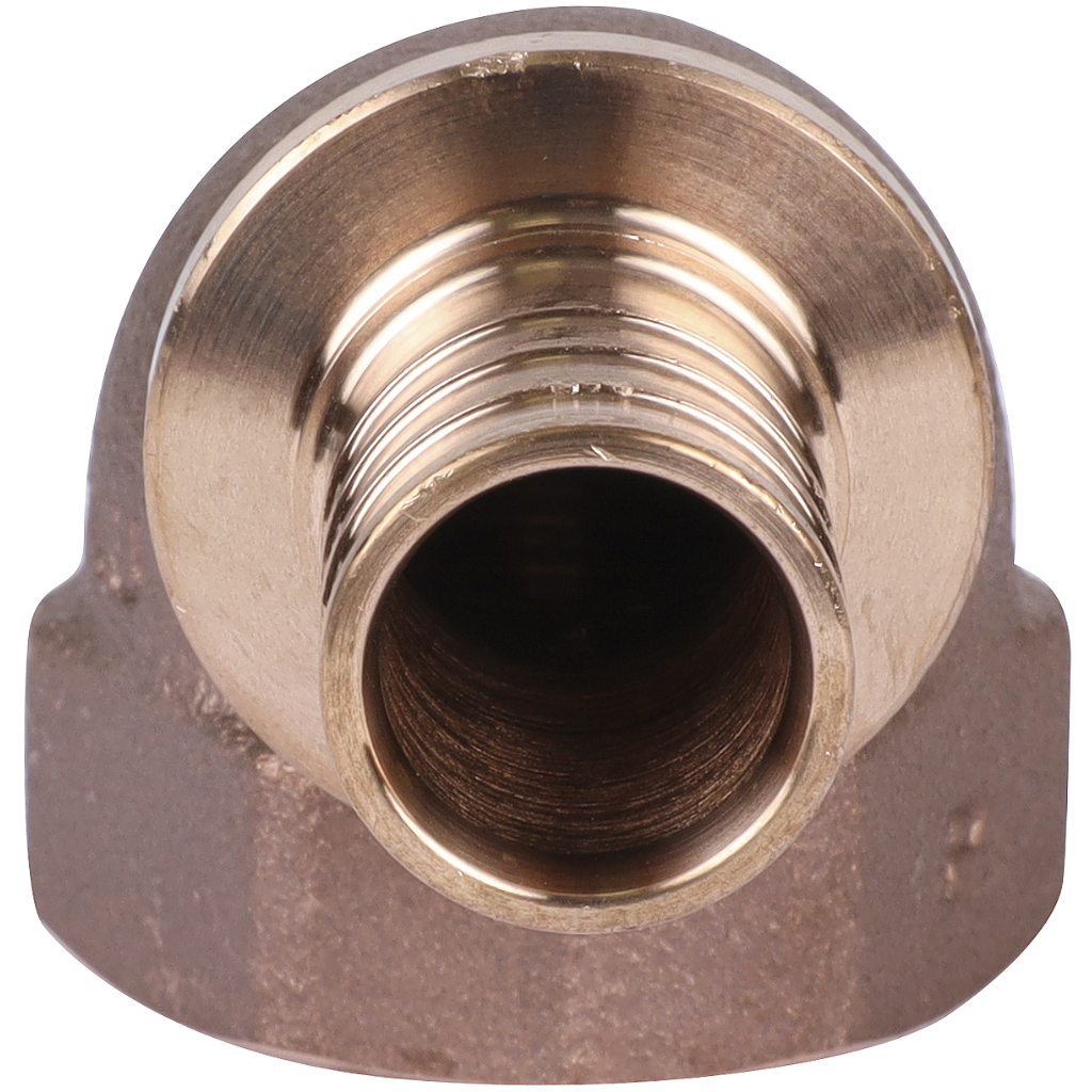 *14563571001(13660981001) РЕХАУ RAUTITAN Угольник-переходник с внутренней резьбой 25-Rp 1 RX+ для труб из сшитого полиэтилена аксиальный