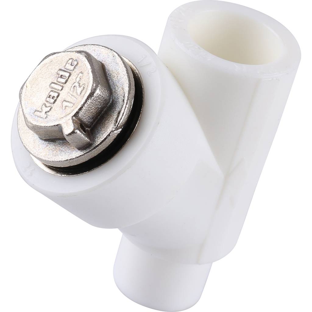 Герметичный фильтр Kalde 20 (ВН-НР) (соединение муфта-муфта) для полипропиленовых труб под сварку (цвет белый), 3222-fls-200000