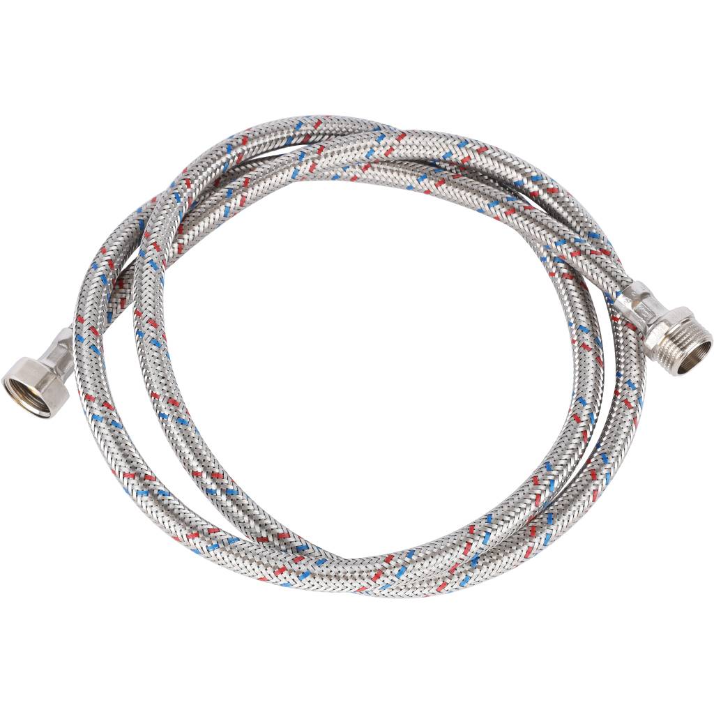 Гибкая подводка для воды STOUT НР 1/2 х ВР 1/2, длина 1500 мм, SHF-0091-081515