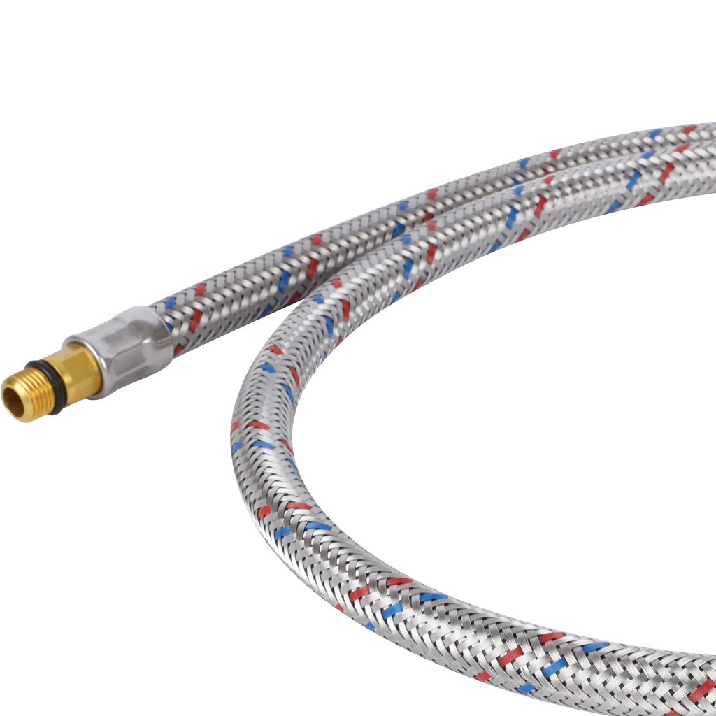 Гибкая подводка для воды STOUT M 10 (18мм) х ВР 1/2, длина 1200 мм, SHF-0030-181015