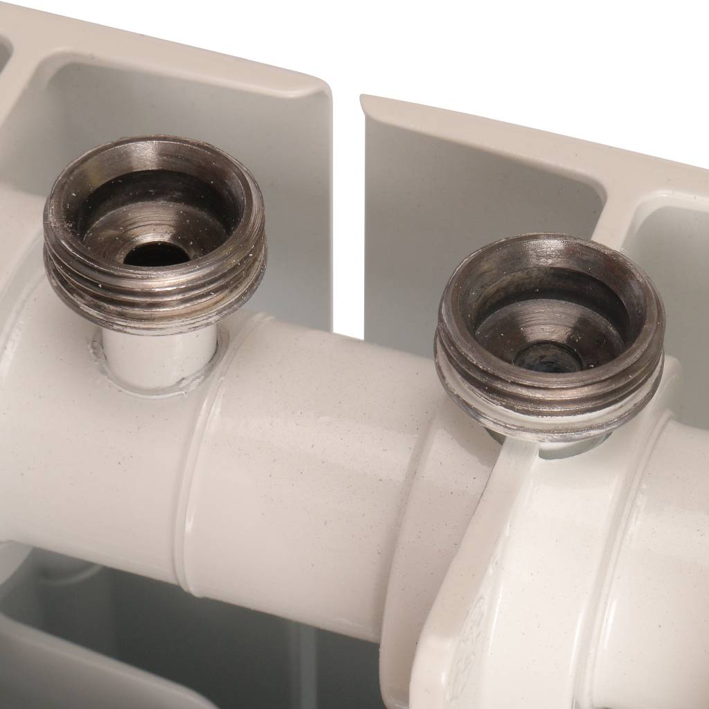 Радиатор биметаллический RIFAR SUPReMO VENTIL 350 SVR 8 секций нижнее правое подключение (белый RAL 9016), 4RS35.VR-8