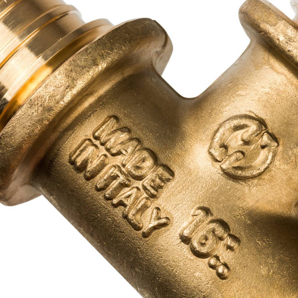 Тройник STOUT равнопроходный 20x20x20 для труб из сшитого полиэтилена аксиальный, SFA-0013-000020