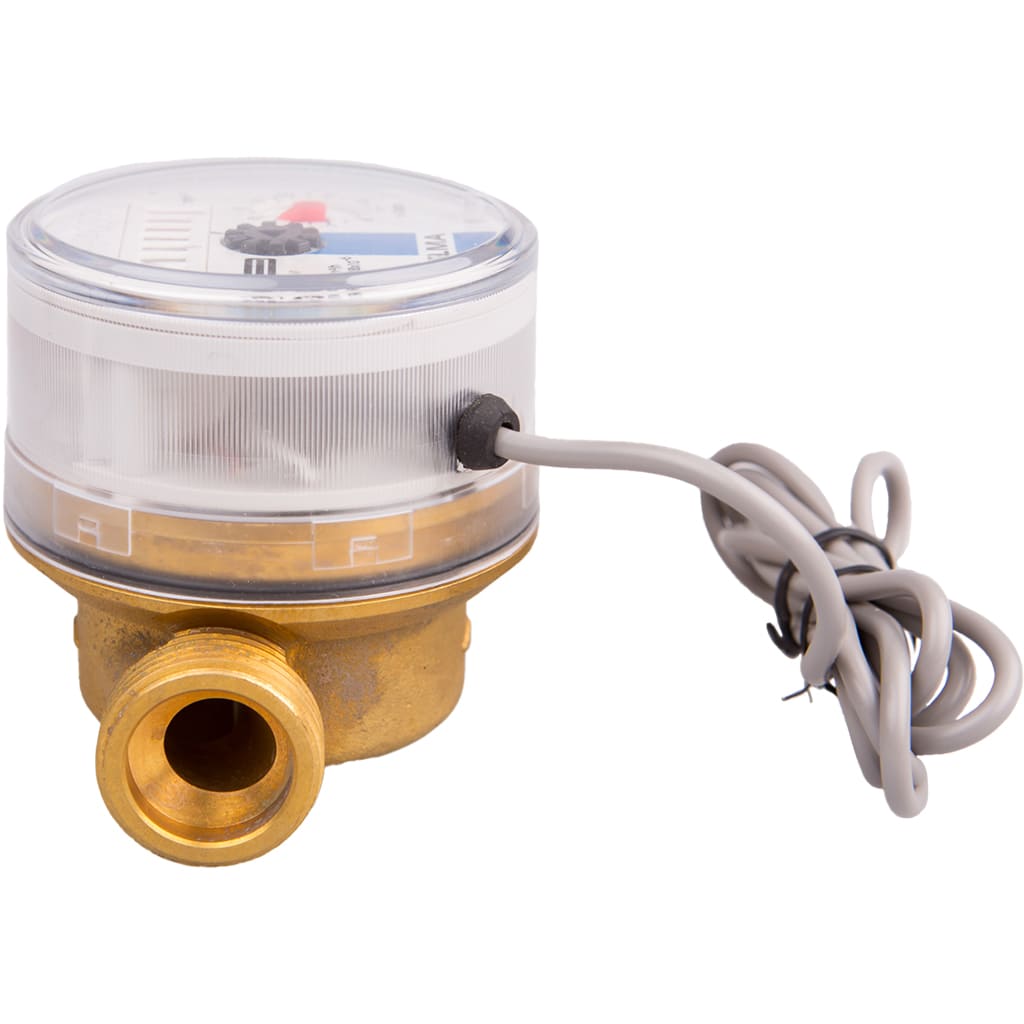 Механический крыльчатый счетчик воды с защитой от пыли и влаги,класс IP68 Ду=15мм,L=110мм,Qном=1,5м3/ч,ХВС,имп вых (Геркон),класс защиты от пыли и влаги IP68, WFK24.D110-0-R-L-10-IP68