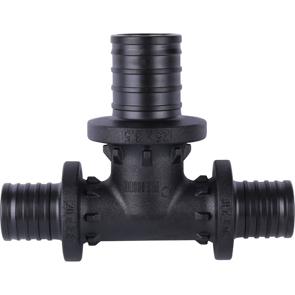 Тройник РЕХАУ RAUTITAN с увеличенным боковым проходом 20-25-20 PX, 11601041001