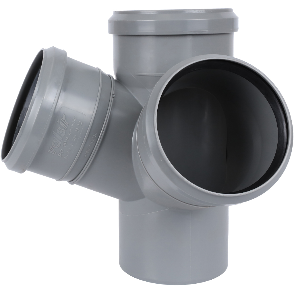 Крестовина двухплоскостная Sinikon D110/110/110*67° Valsir, 512001