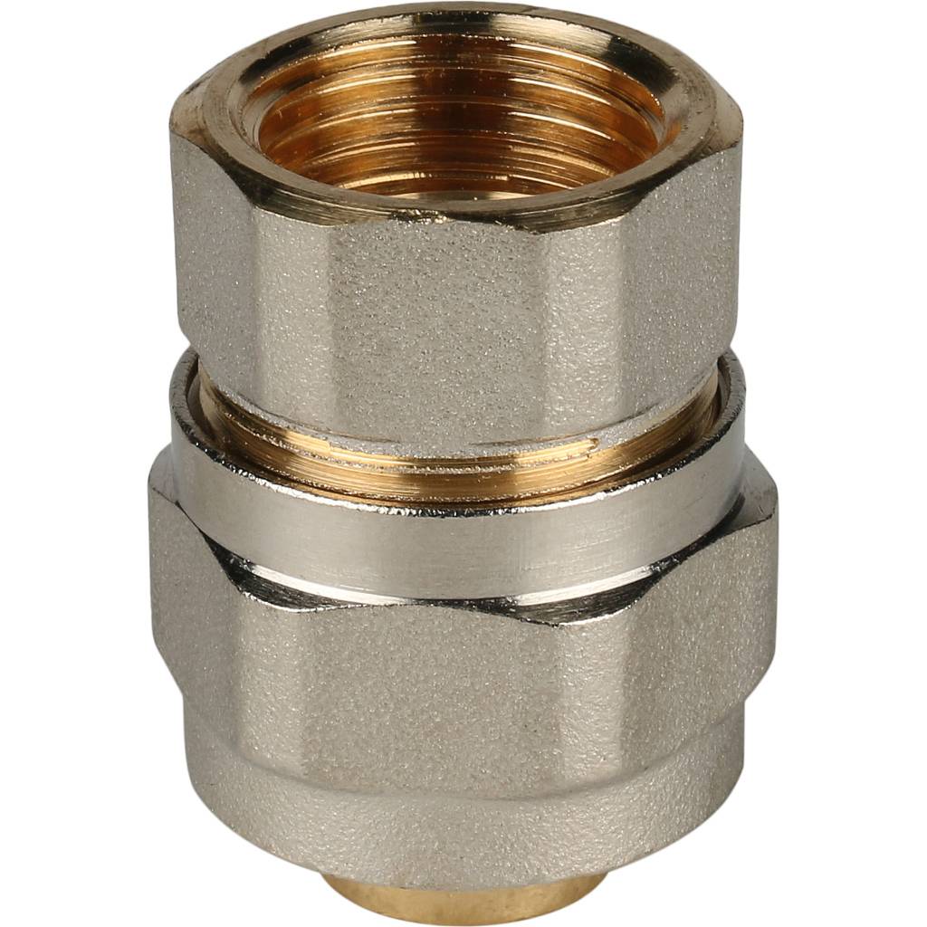 Переходник STOUT с внутренней резьбой 1/2 х20 для металлопластиковых труб винтовой, SFS-0002-001220