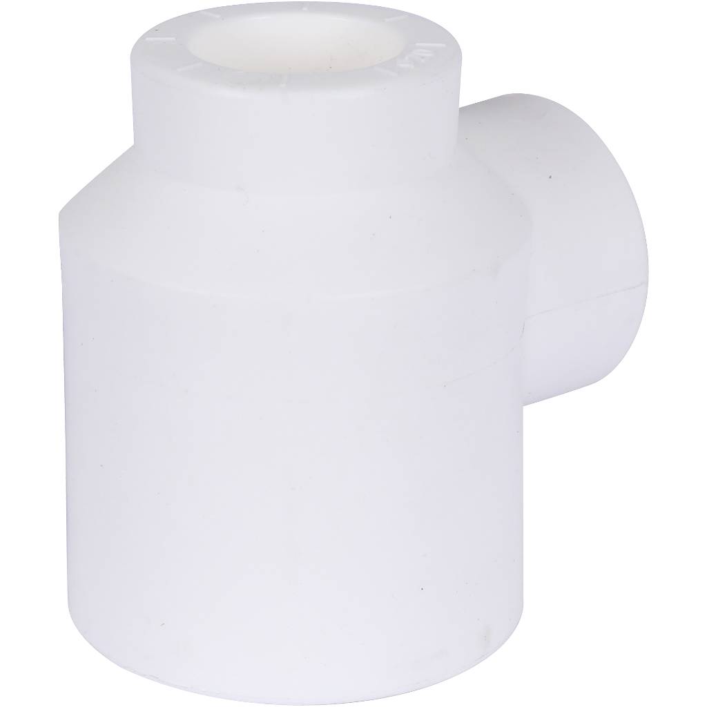 Тройник переходной Политэк 32х20х20 для полипропиленовых труб под сварку (цвет белый), 9300322020