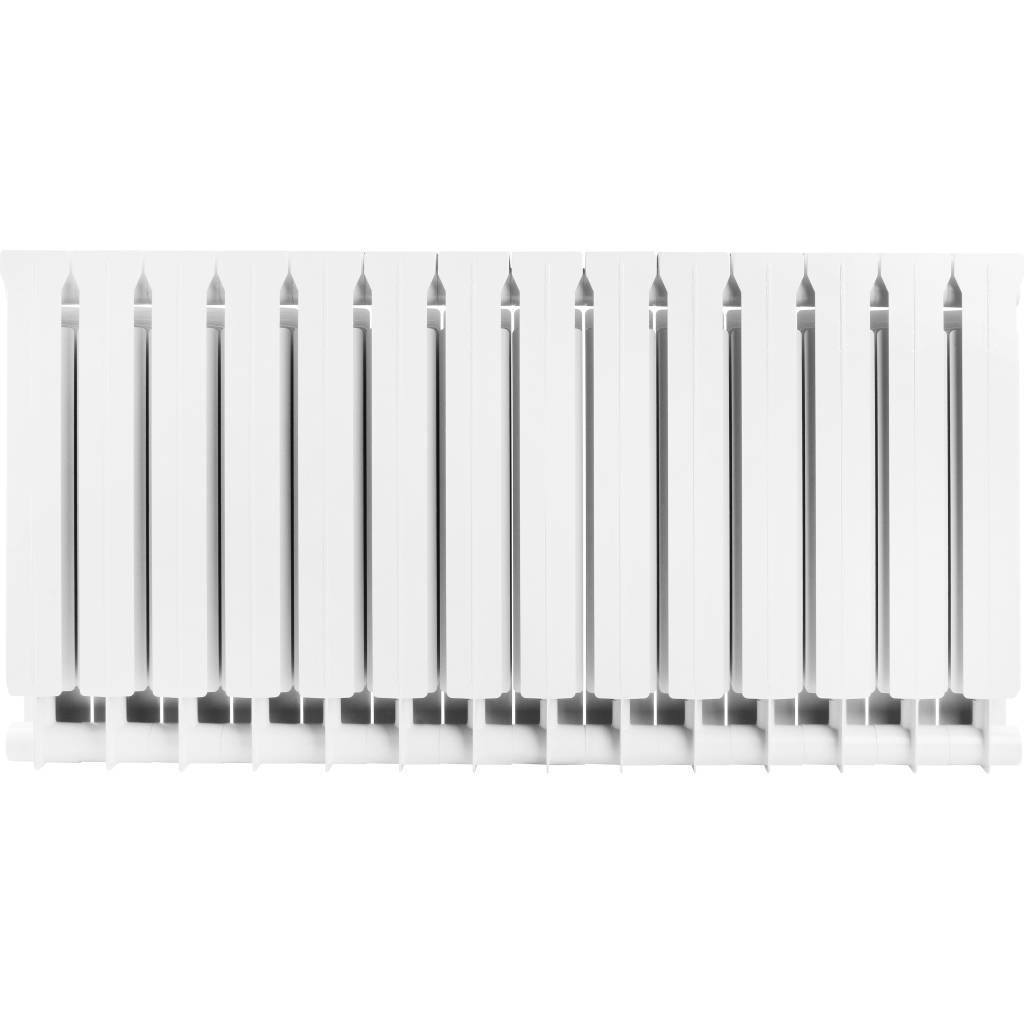 Радиатор биметаллический Global STYLE EXTRA 500 14 секций боковое подключение (белый RAL 9010)