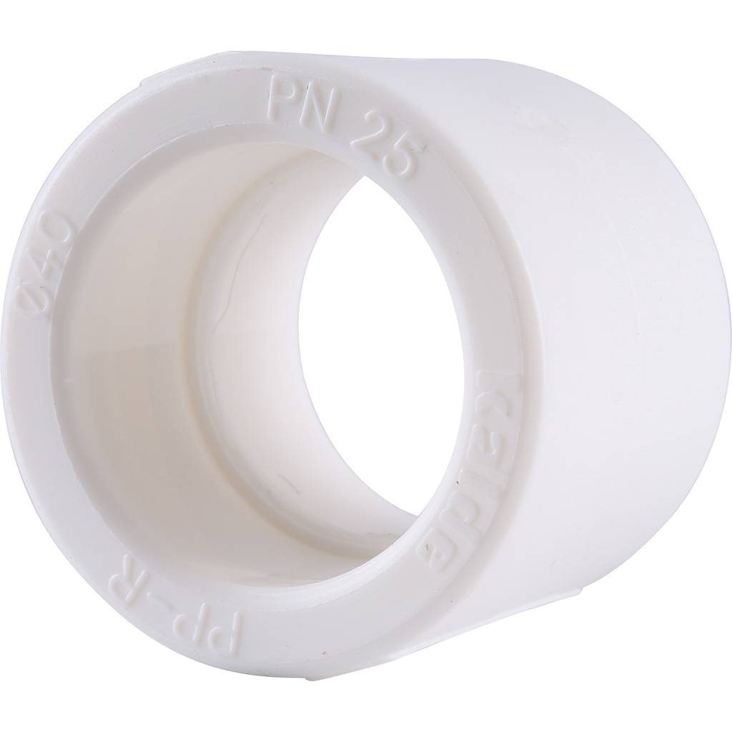 Муфта Kalde d=40 для полипропиленовых труб под сварку (цвет белый), 3212-muf-400000