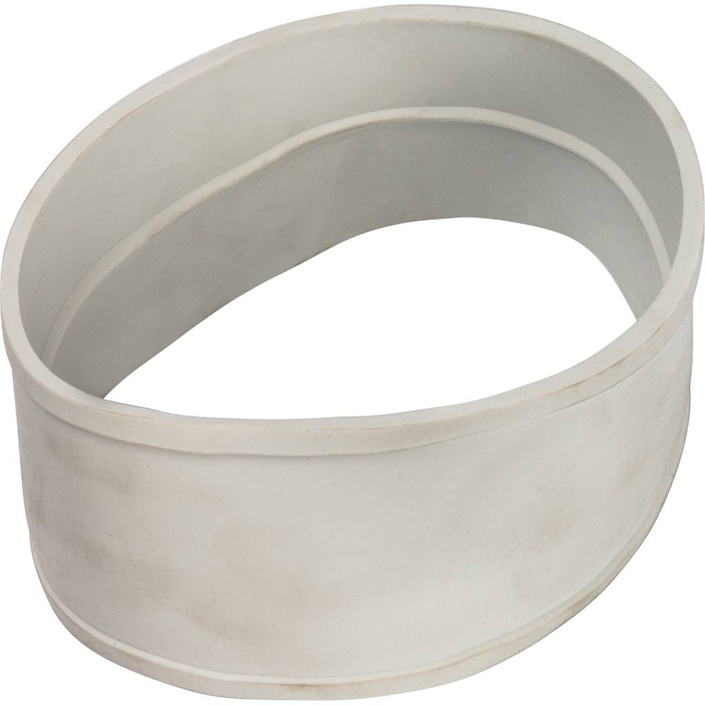 *SCA-6010-000045 STOUT Элемент дымохода отвод коаксиальный 45°  DN60/100, п/м уплотнения и хомут в комплекте (с логотипом), SCA-6010-000045