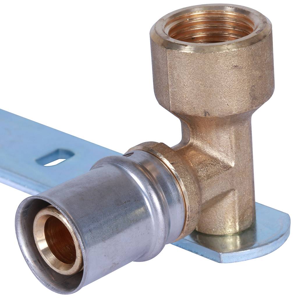 Настенный комплект для смесителя STOUT 1/2 x20 для металлопластиковых труб прессовой, SFP-0013-001220