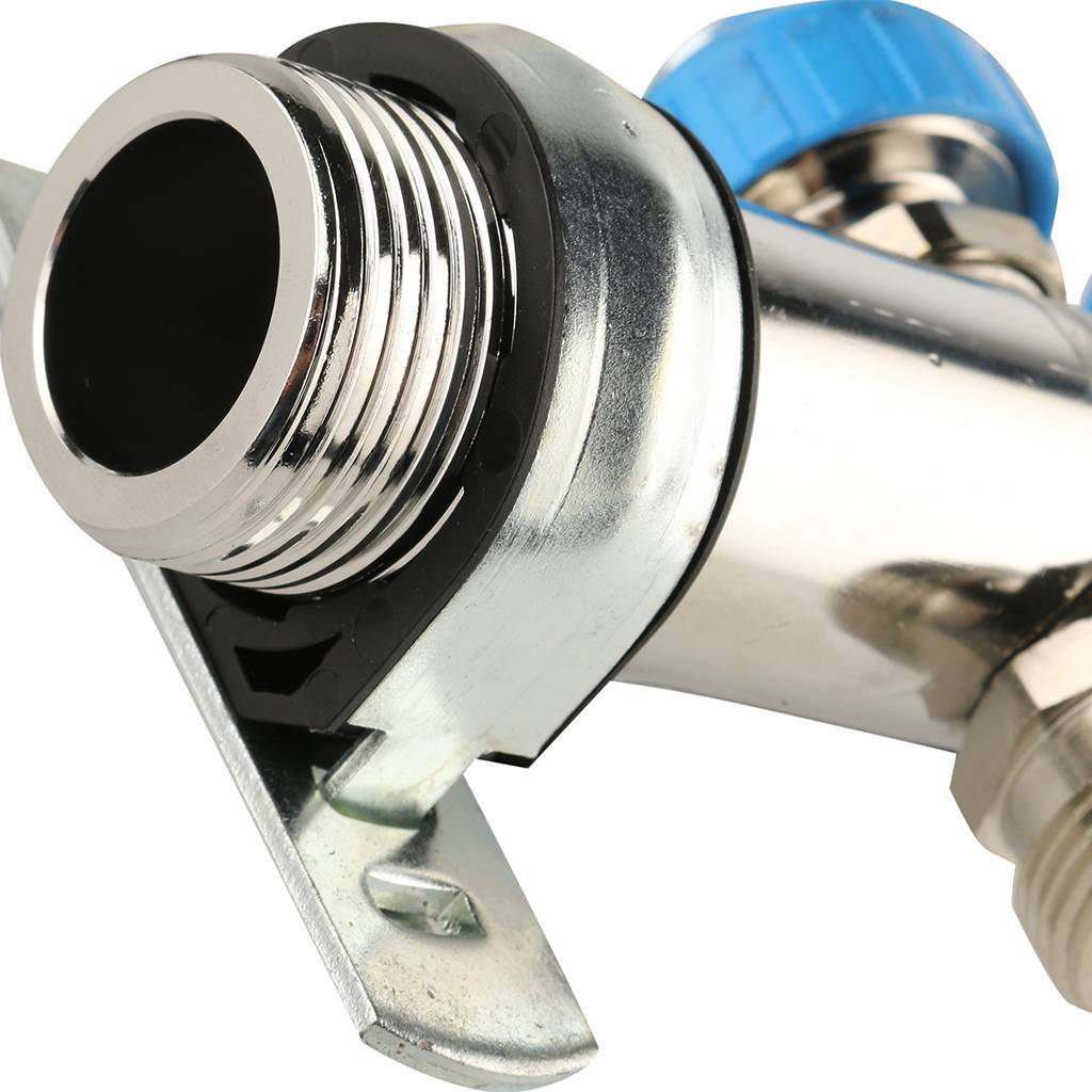 Распределительный коллектор РЕХАУ HKV-D на 2 контура (нерж .сталь), 12080211002