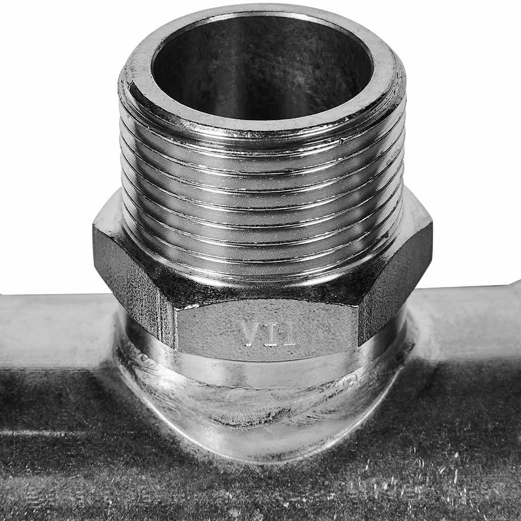 Тройник-Переходник ROMMER ВПр-НР, 54х1, из нержавеющей стали прессовой, RSS-1016-000541