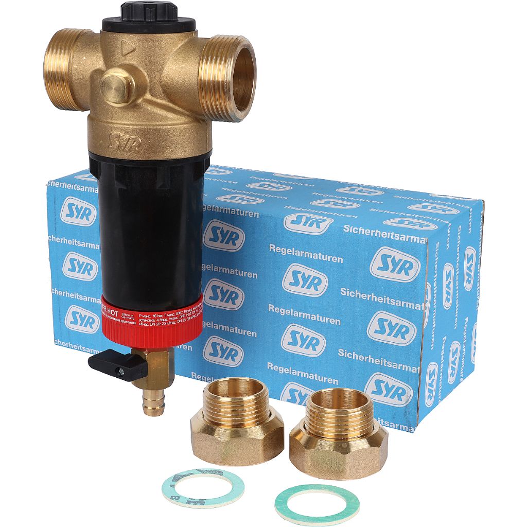 Фильтр с обратной промывкой SYR Ratio FR-Н DN 25 для горячей воды