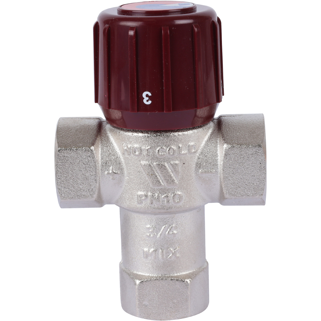 Термостатический смесительный клапан Watts AM6110C34 3/4 AQUAMIX 32-50C, 10017418