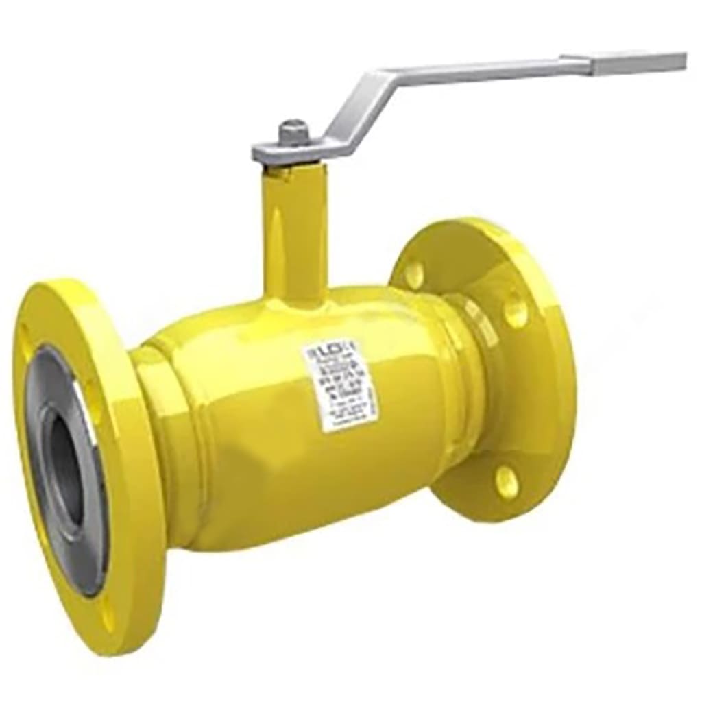 Кран шаровой LD Ду 50 Ру40 фланцевый с редуктором полнопроходной для газа, КШ.Ц.Ф.Р.GAS.050.040.П/П.02