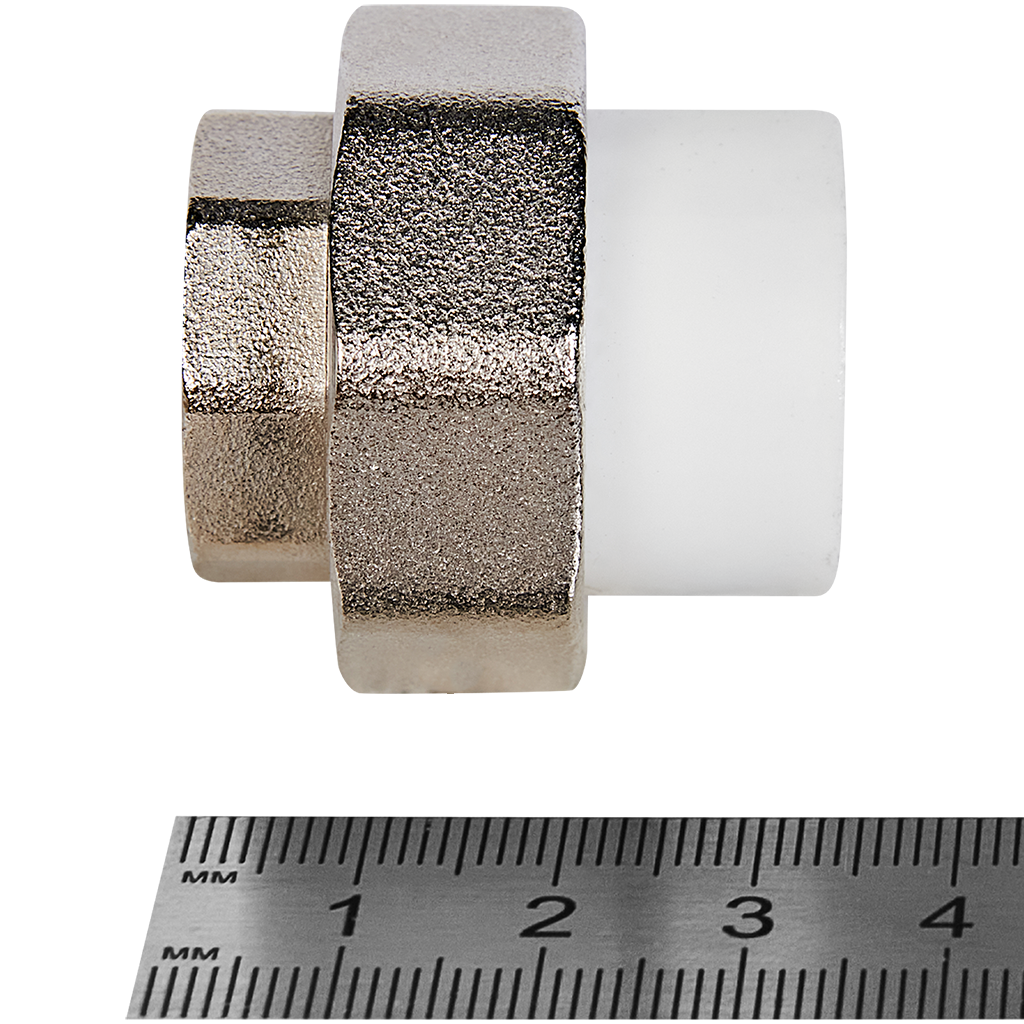 Муфта комбинированная Pro Aqua d=20-1 PP-R разъемная (американка) ВР Белая