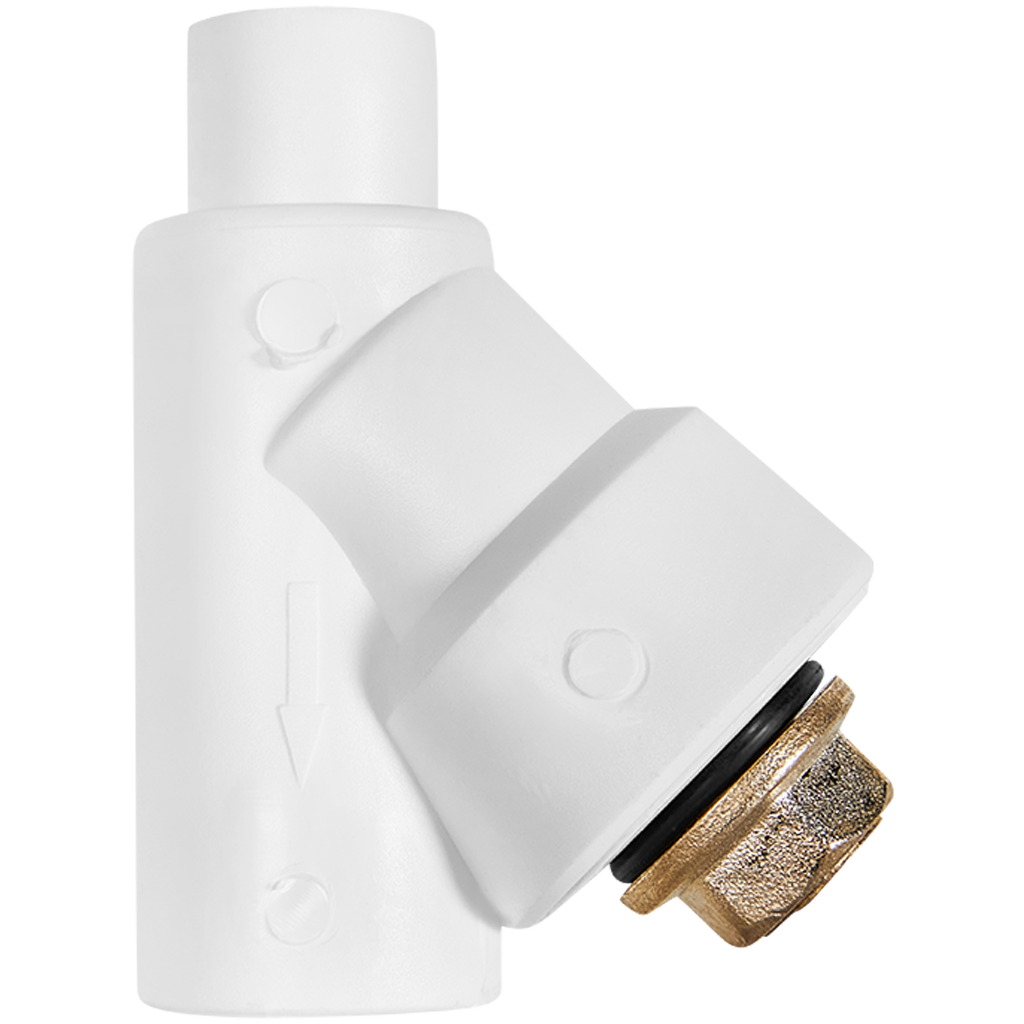 Фильтр сетчатый косой Pro Aqua d=20 PP-R Н-В Белый