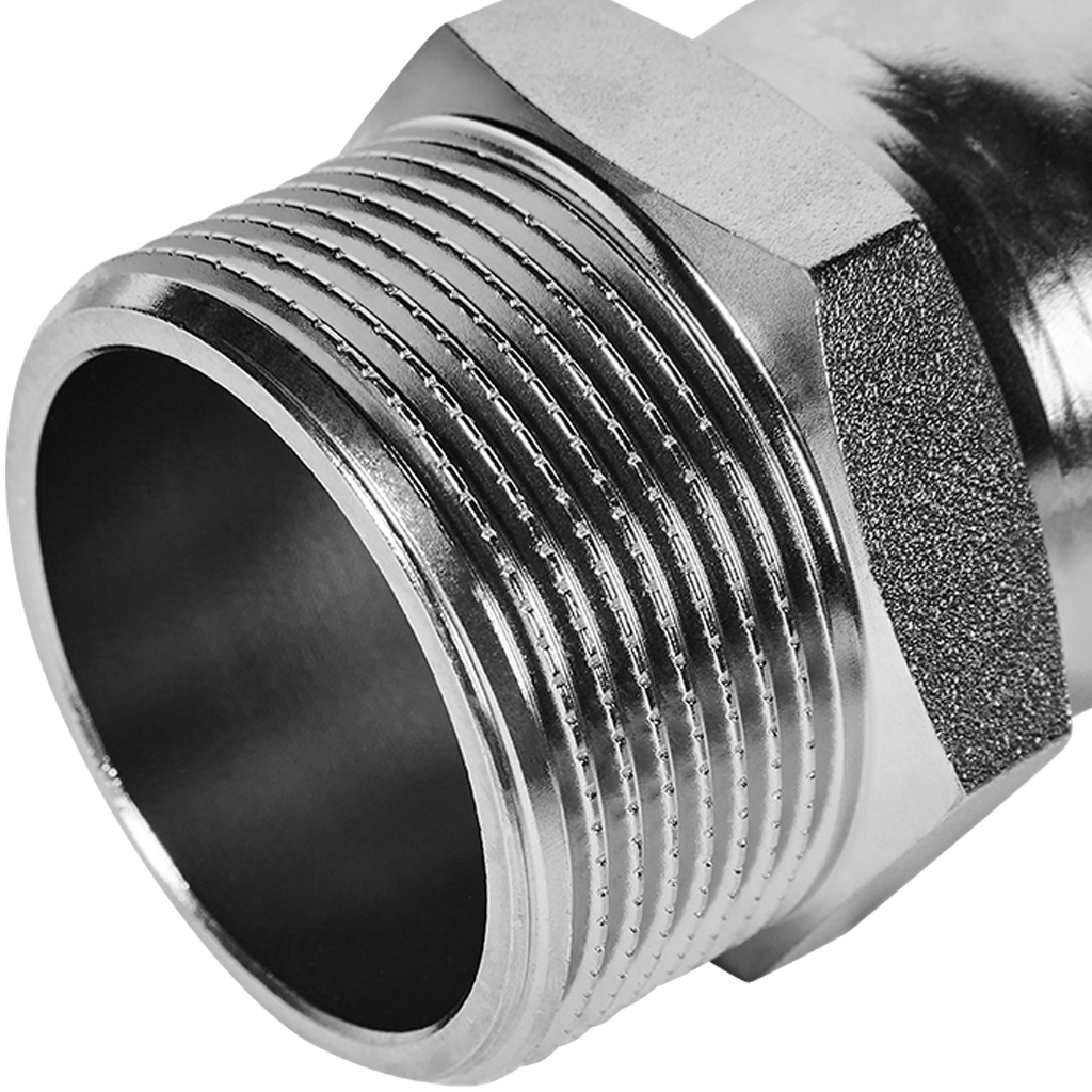 Переходник-НР ROMMER 42х1 1/2 из нержавеющей стали прессовой