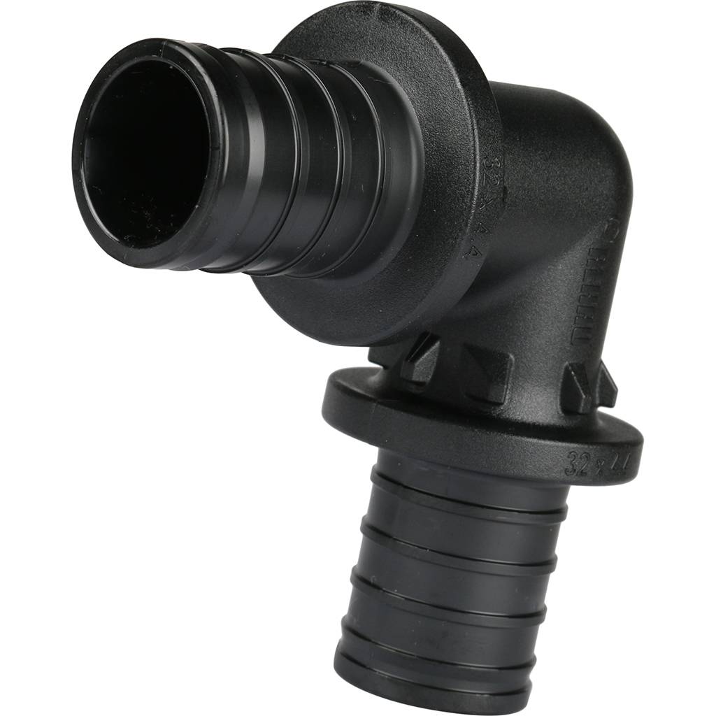 Угольник РЕХАУ RAUTITAN 90°, 32 PX для труб из сшитого полиэтилена аксиальный, 11600241001