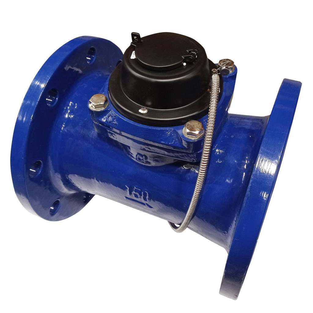 Счетчик воды универсальный турбинный Пульсар Т Г Ду200 Qn=400м3/час Тmax=95°С исполнение 1 L=350мм с импульсным выходом вес импульса 1000л/имп. (резиновые кольца в комплекте), Н00003851