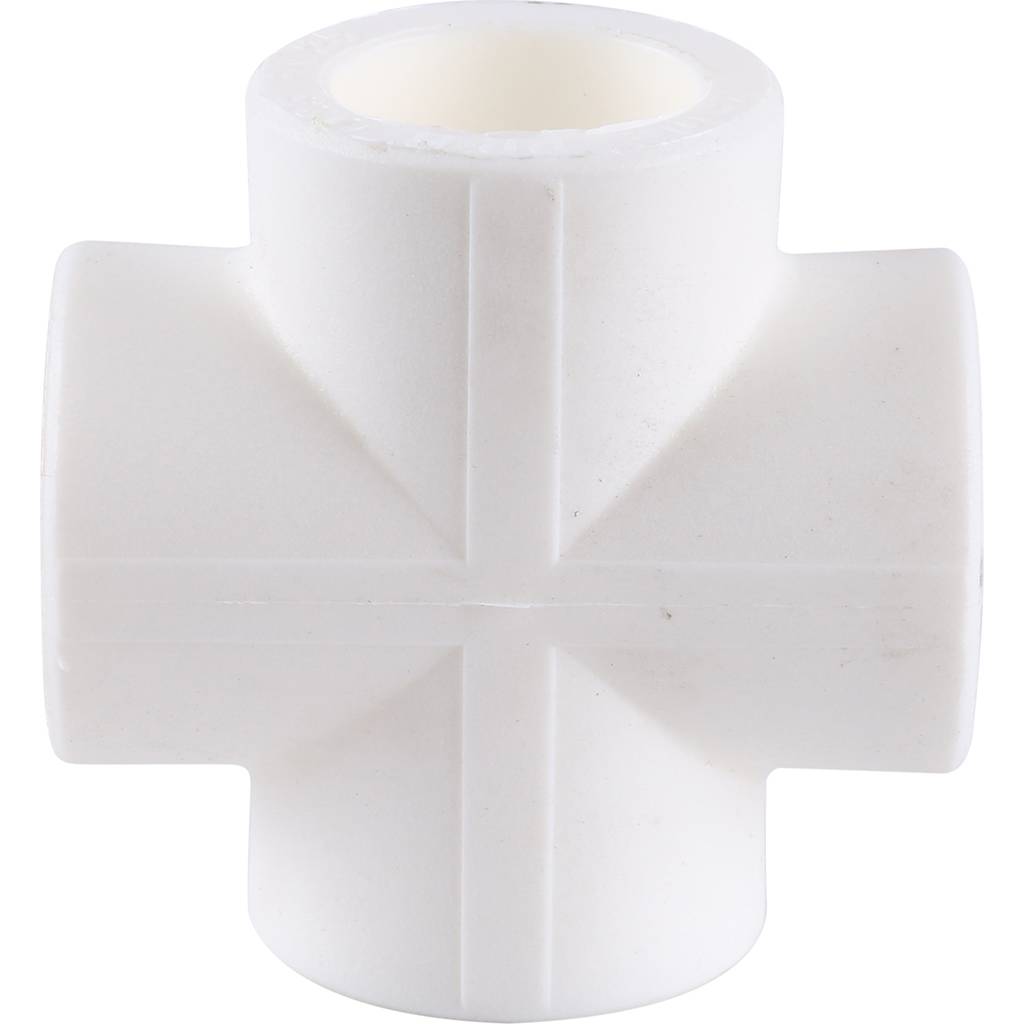 Крестовина Kalde d=25 для полипропиленовых труб под сварку (цвет белый)