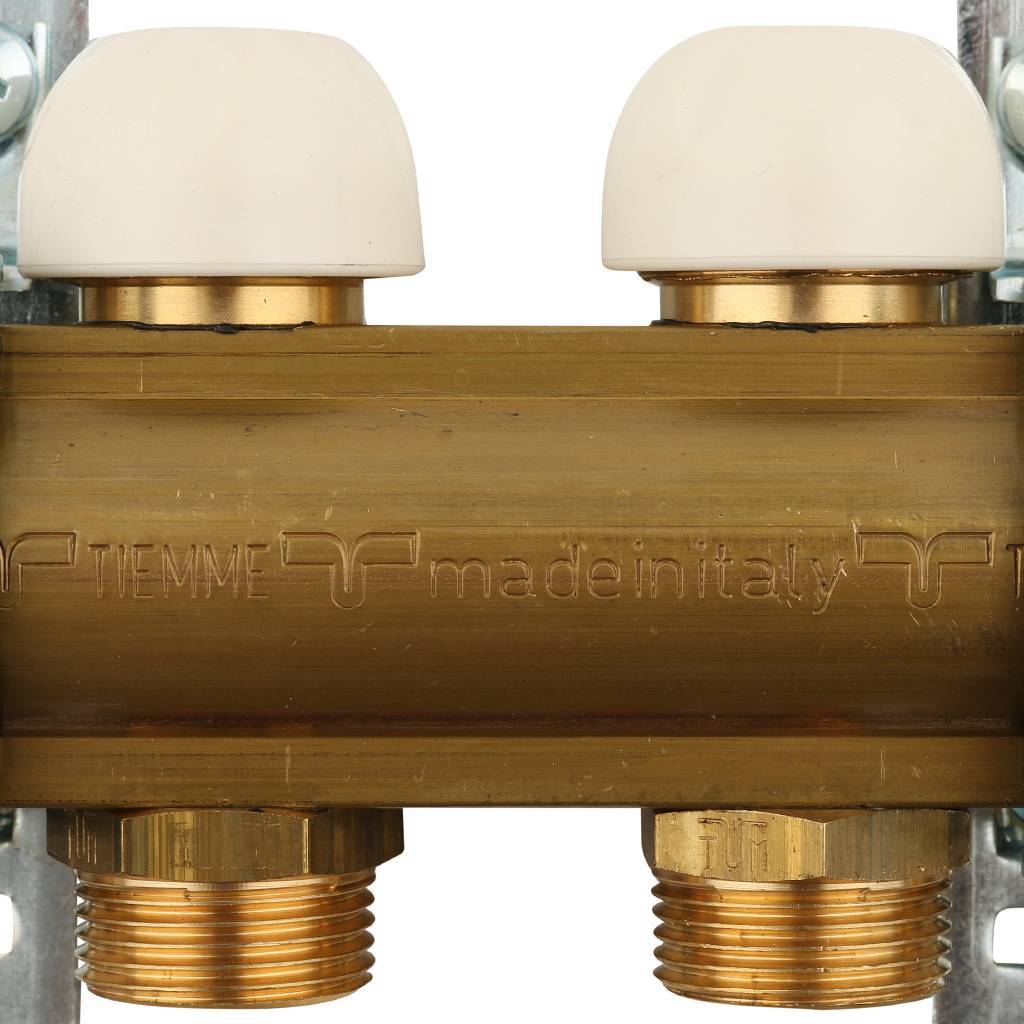 Коллектор в сборе с расходомерами на 4 выхода TIEMME 1х3/4 ЕК