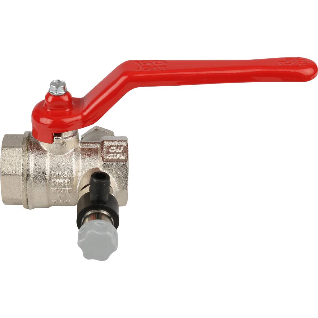 Кран шаровой Itap 115 3/4 муфтовый полнопроходной со спускным устройством (рычаг), 28576L