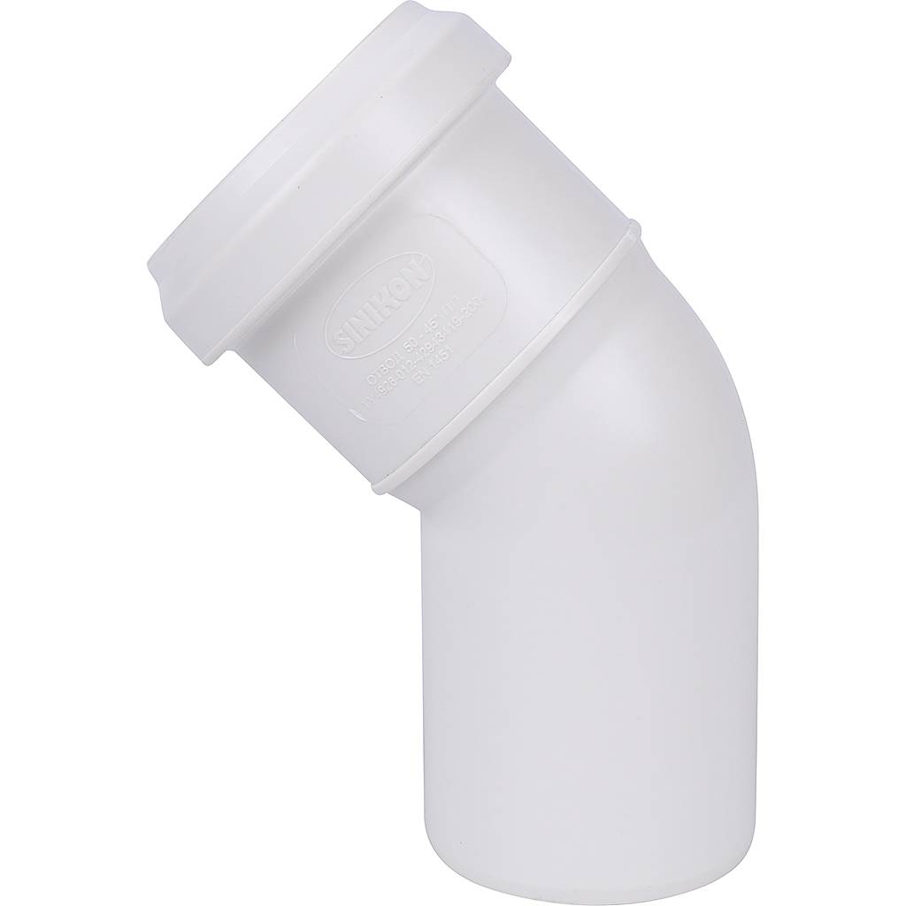 Отвод Sinikon КОМФОРТ ПЛЮС D50x45, 504029.K