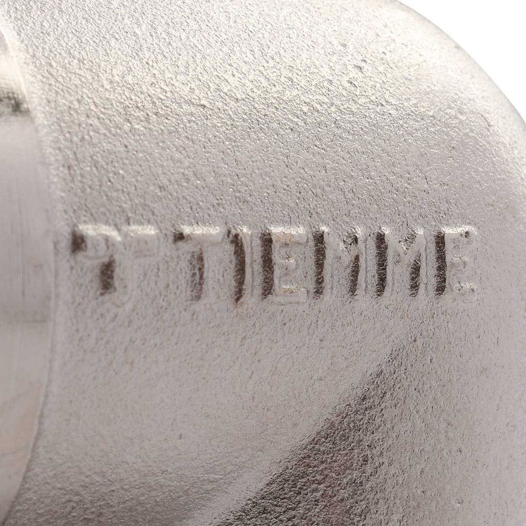 Угольник TIEMME НВ никелированный 1х1 для стальных труб резьбовой, 1500137