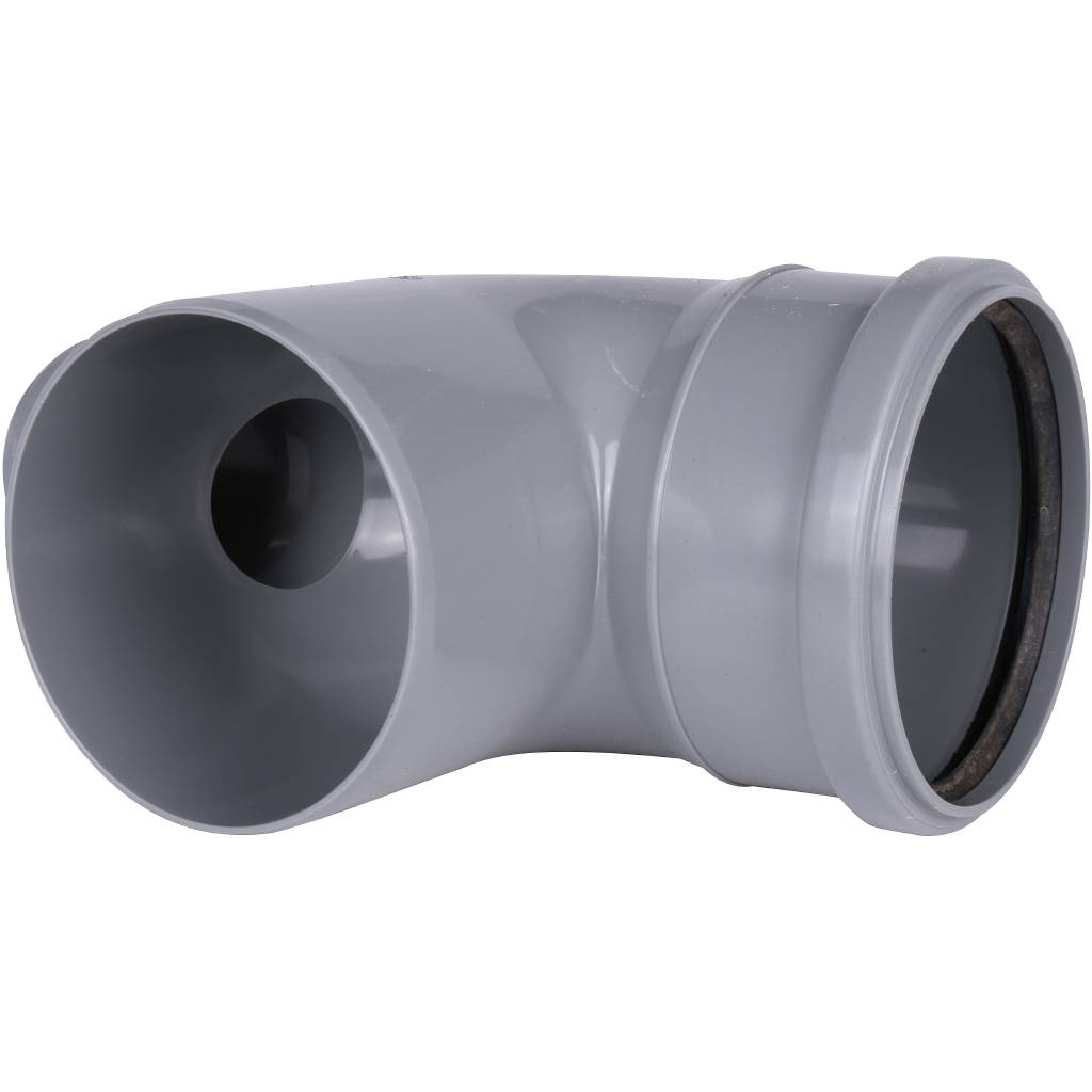 Отвод Sinikon с фронт. патрубком (выход сзади) ПП D110/050*87°, 551002.R