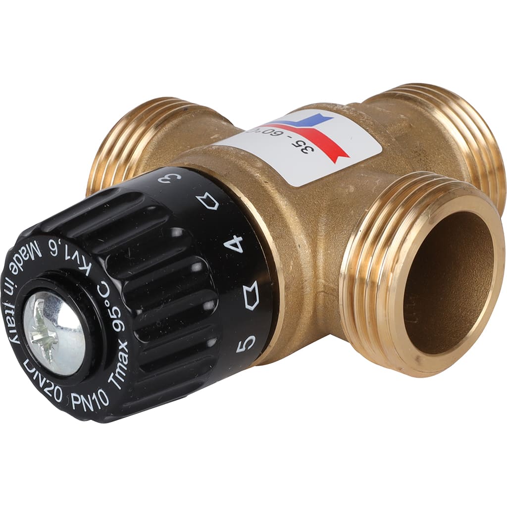 Термостатический смесительный клапан BARBERI 1 , 35-60C, V07M250ABN