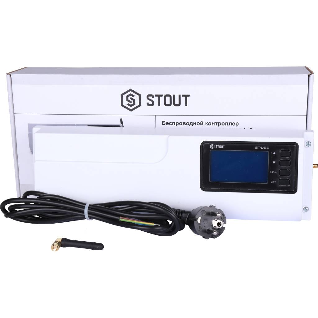 Беспроводной контроллер термостатических клапанов STOUT L-8e, STE-0101-008000