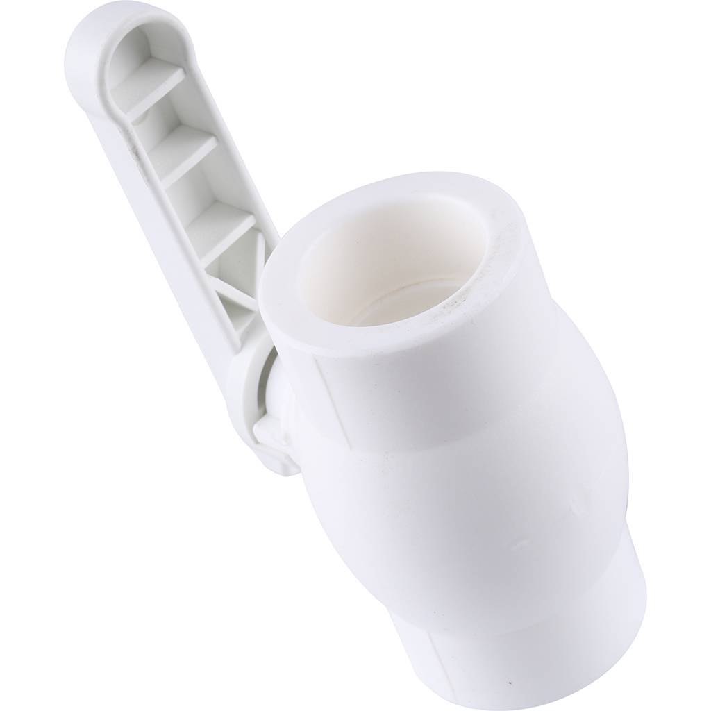 Кран шаровой Kalde d=32 для полипропиленовых труб под сварку (цвет белый)