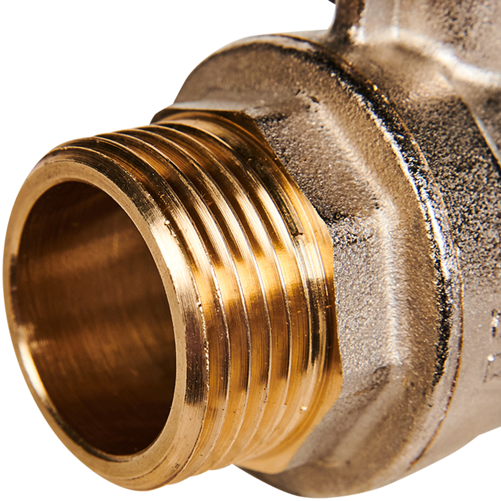 Кран шаровой полнопроходной STOUT НР/НР ручка бабочка 1