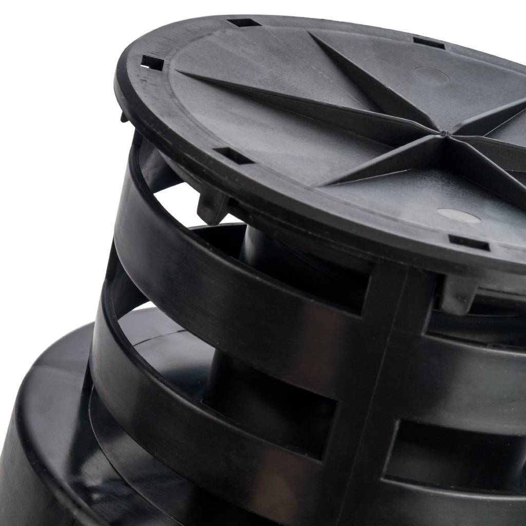 Конденсационный вертикальный участок STOUT с оголовком DN60/100 м/п PP-PP