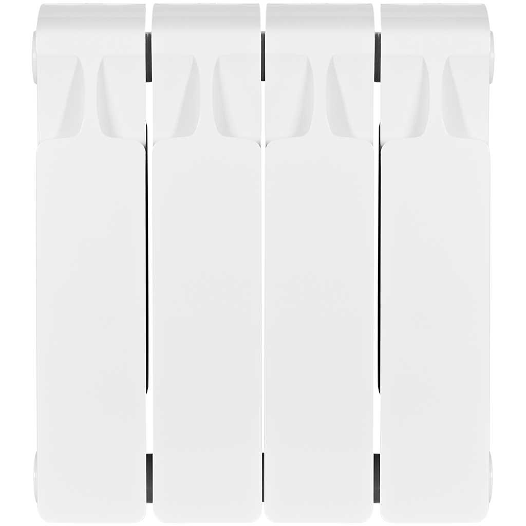 Радиатор биметаллический RIFAR MONOLIT 300 4 секций боковое подключение (белый RAL 9016), 3RM30-4