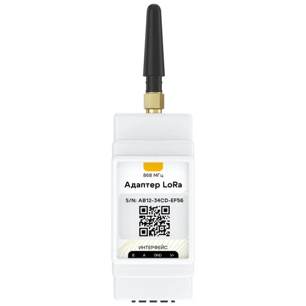 ec01096 (ec01040) Ectocontrol Адаптер для датчиков LoRa, DIN, RS485 (Modbus)