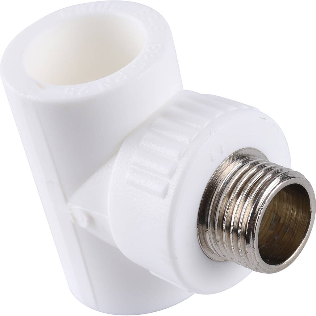 Тройник Kalde с наружной резьбой для полипропиленовых труб 25x1/2