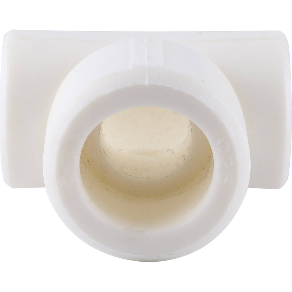 Тройник переходной Kalde 20х25х20 для полипропиленовых труб под сварку (цвет белый), 3212-tio-202520