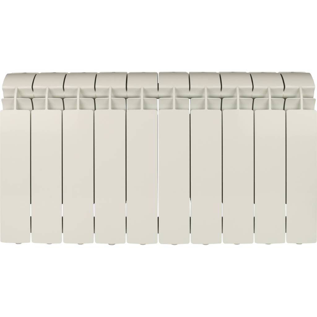 Радиатор алюминиевый Global VOX- R 350 10 секций боковое подключение (белый RAL 9010), VX03501010