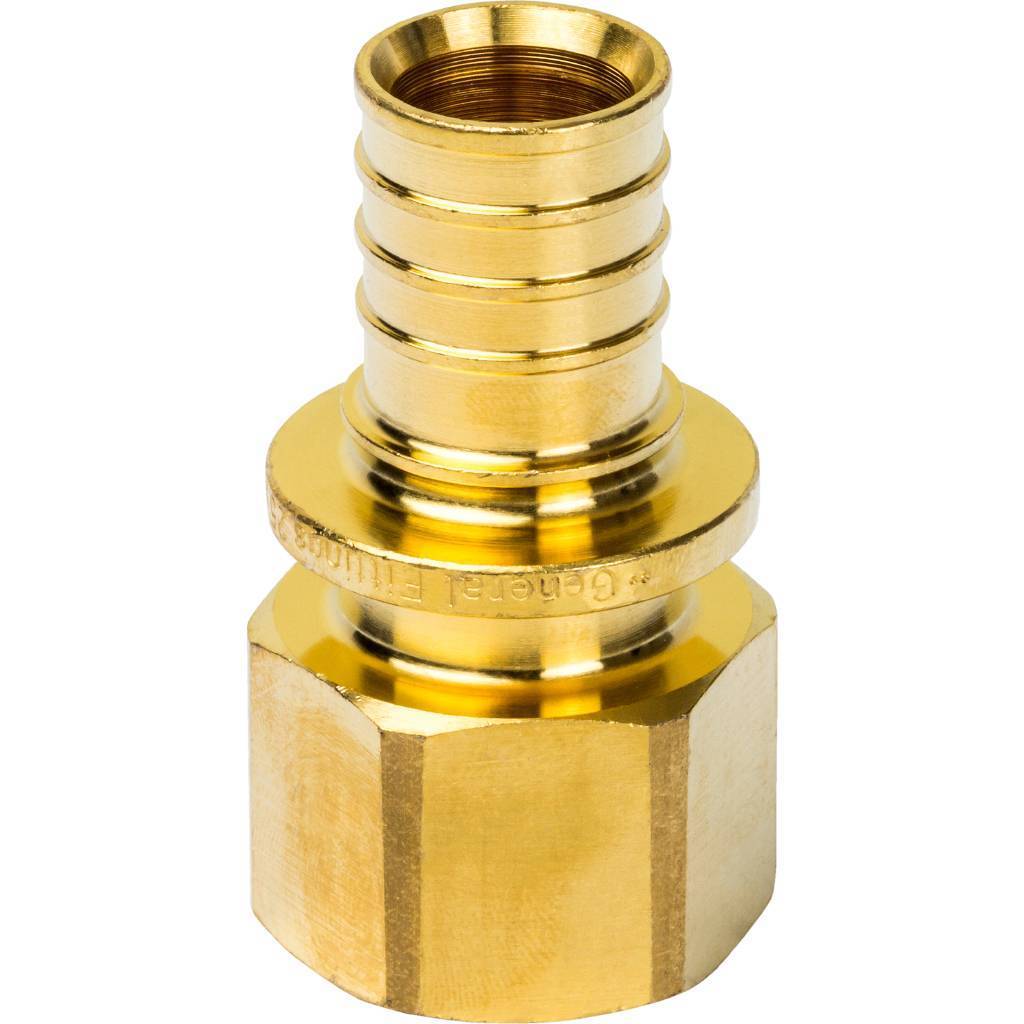 Переходник STOUT с внутренней резьбой 25xG 3/4 для труб из сшитого полиэтилена аксиальный