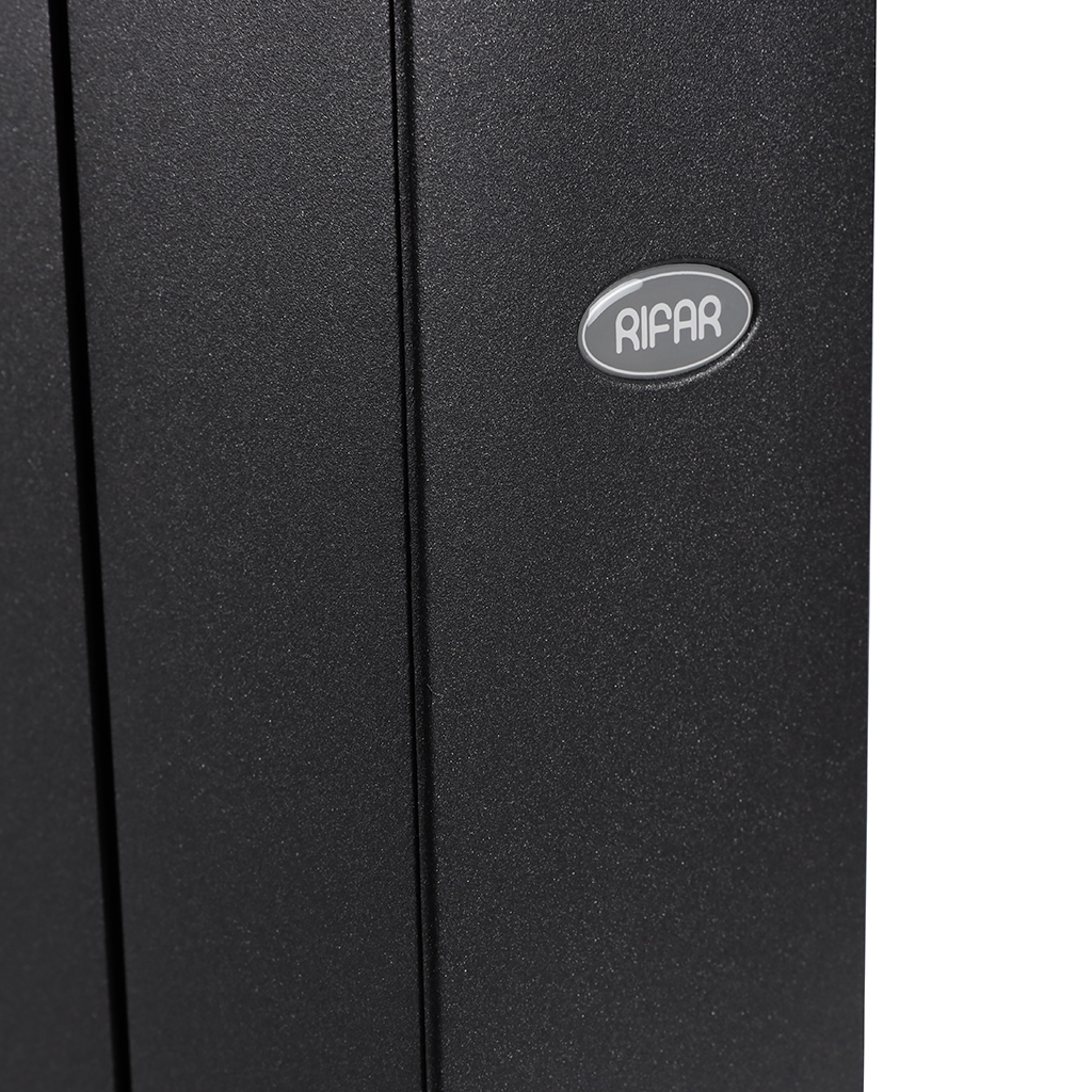 Радиатор биметаллический RIFAR SUPReMO 500 14 секций боковое подключение (Антрацит), 4RS50-14-AN