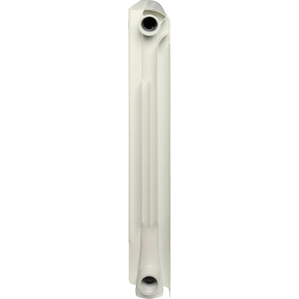 Радиатор алюминиевый STOUT Bravo 500 14 секций боковое подключение RAL9010, SRA-0110-050014