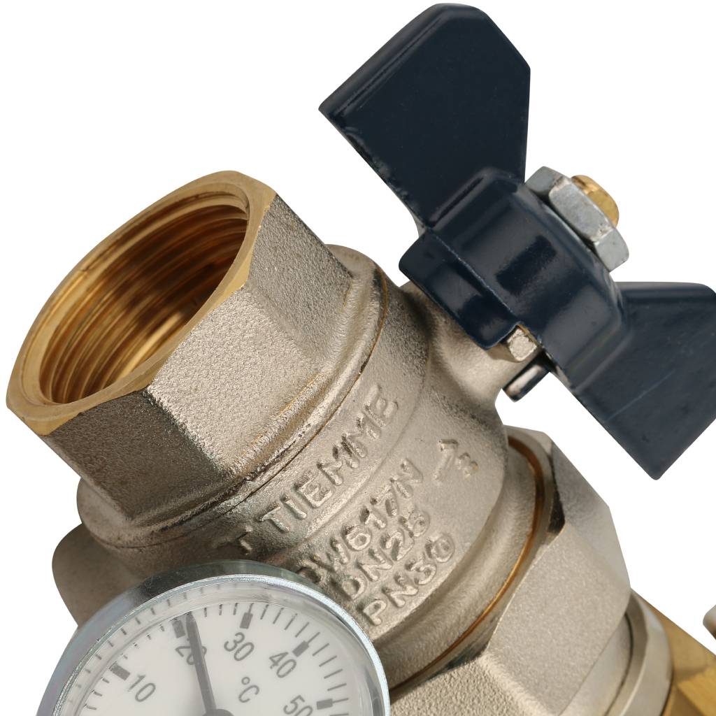 Коллектор в сборе на 10 выходов TIEMME 1х3/4 ЕК, 3870036(3875G060510)