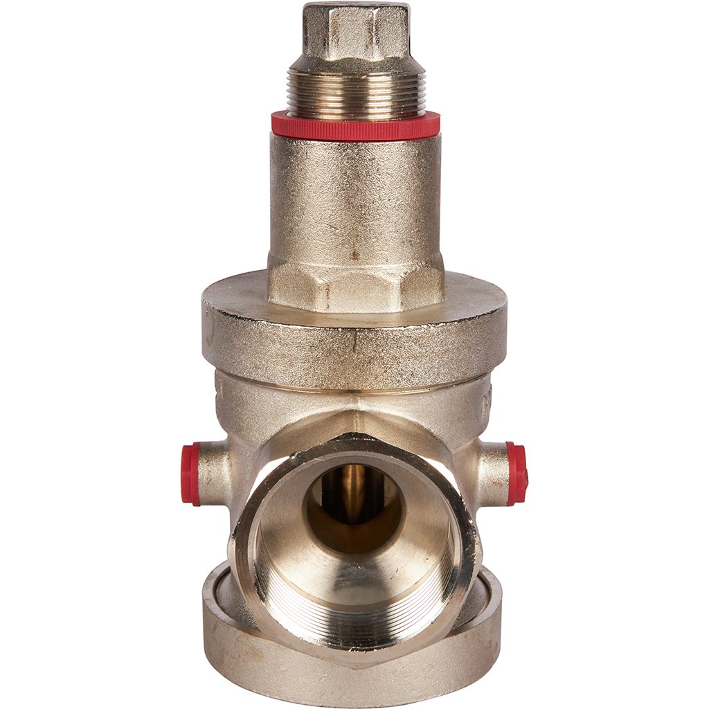 Редуктор давления ROMMER PN25 вн/вн 1 1/2  с выходом под манометр, RVS-0008-000040